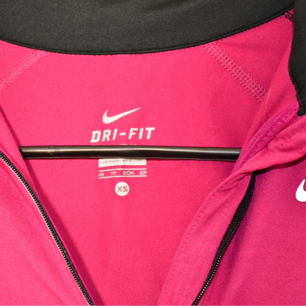 Nike Women's Fuchsia Long Sleeve Top - Picture 2 of 3